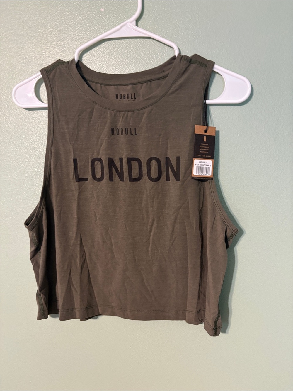 NOBULL Women's London Cropped Tank - Olive